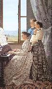 Sylvestro Lega The Folk Song oil painting